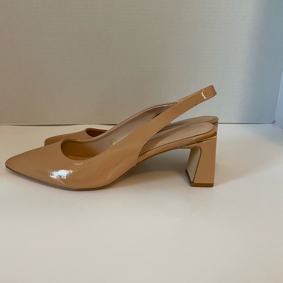 Jeimpoey Women’s Slingback chunky Heels pointed toe pump size 8 New in Box. - Picture 8 of 10